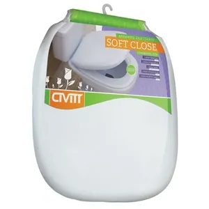 Assento Sanitário Civitt Soft Close Sabatini Branco (MP)