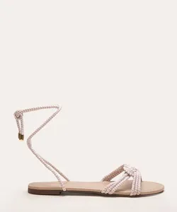 rasteirinha amarração via uno off white 36