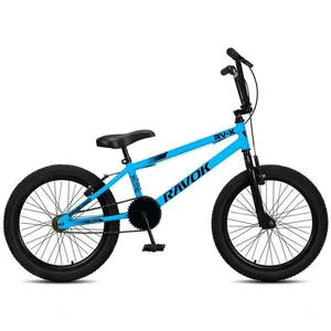 Bicicleta BMX Cross Aro 20 RV-X Aro Aero Freio V-Brake Ravok Azul