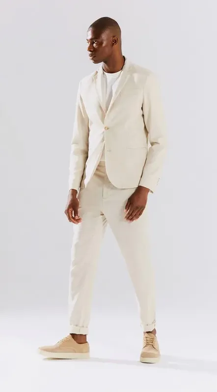 Blazer Tradicional Confort Bege G