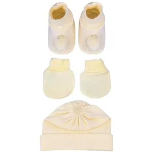 Kit Bebê RN Sanches 3 Peças Amarelo (MP)