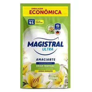 Amaciante de Roupa Magistral Ultra Concentrado Brisa Tropical Refil 900ml AMACIANTE MAGISTRAL RFL UC 900ML TROPICA