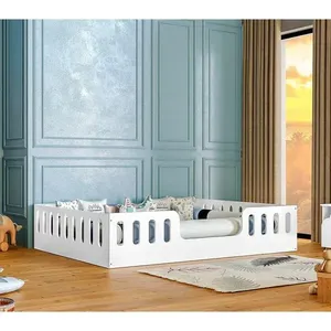 Cama Casal Montessoriana Helo - Branco - Cor: Branco