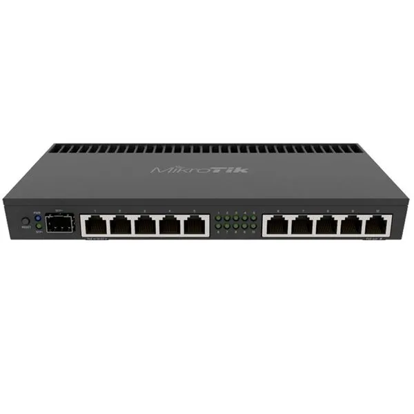 Roteador Mikrotik Routerboard 10 Portas Ethernet RB4011iGS+RM (MP)