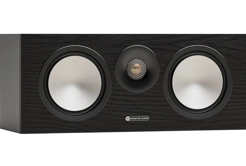 Monitor Audio Bronze Centre 7G - Caixa Central 120W, 2× Woofers 6", Tweeter C-CAM Gold Dome, 88 dB - Black