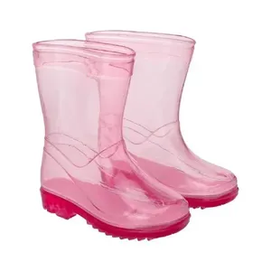 Galocha Infantil Pimpolho N°28/29 Rosa Transparente (MP)
