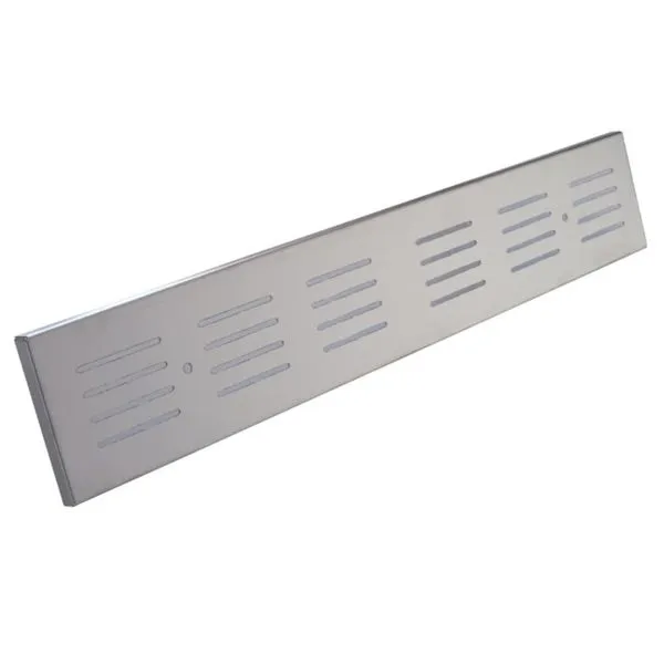 Kit Venezianas De Ventilação Titan Inox Escovado Linha Diamond E Magnus