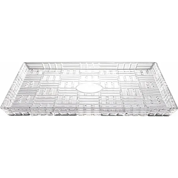 Bandeja Decorativa Retangular Vidro 31x26cm STC2224 - Dayhome