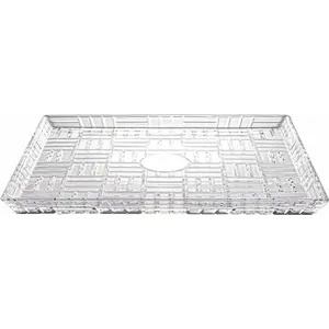 Bandeja Decorativa Retangular Vidro 31x26cm STC2224 - Dayhome