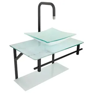 Lavatório Rubi Mármore 64x40cm Branco - 0168 - Dulluc Lavatório Rubi Mármore 64x40cm Branco Com Espelho - 0168 - Dulluc
