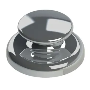 Botao Ortodôntico Aço Inox Côncavo Colagem Ø3.5Mm Morelli