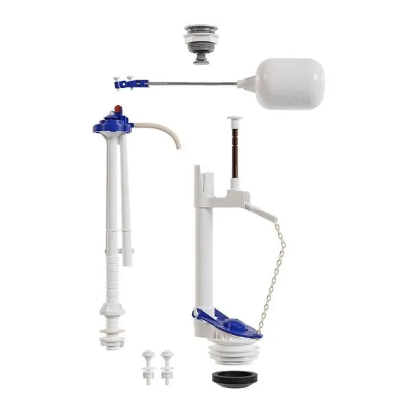 Mecanismo Completo Para Caixas Acopladas Universal Simples Astra Mu-s Acionamento Superior Branco