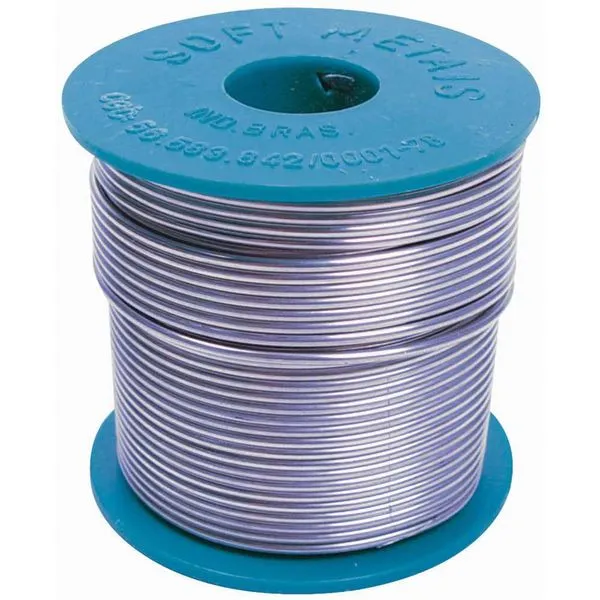 Estanho em Fio 1,0mm Azul Rolo 500g - Soft
