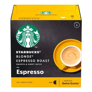 Café em Cápsulas Starbucks® Blonde Espresso Roast by NESCAFÉ® Dolce Gusto® 12 Unidades