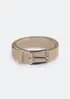 Cinto Masculino Nobuck Com Fivela Em Metal - Caqui M