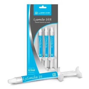 Clareador Dental Caseiro Gel 16% Lysmile 3 Unidades Lysanda