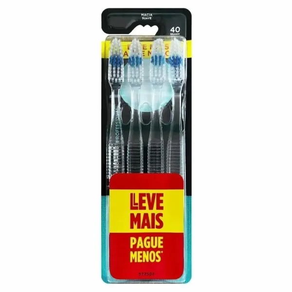 Escova Dental Johnson's Reach Professional Grande 40 - 4 Unidades