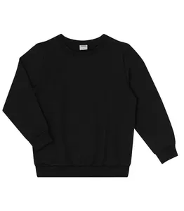 Blusão Infantil Moletom Básico Unissex Rovi Kids Preto 4