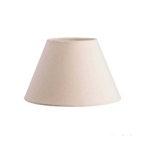 Cúpula de abajur cônica G bege LS Ilumina
