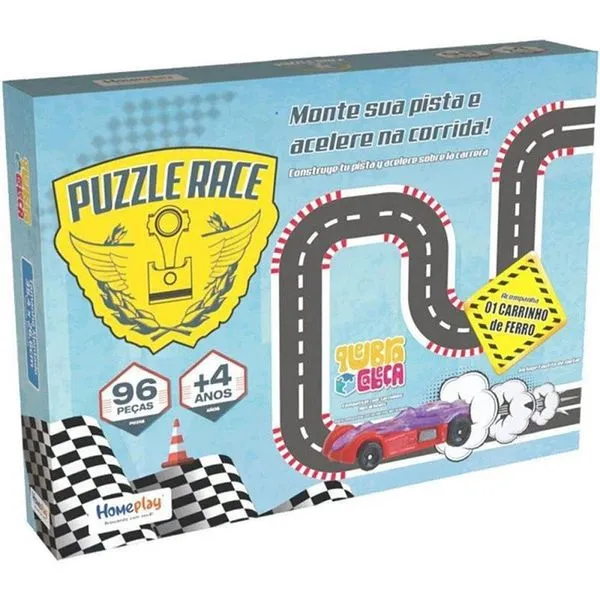 Quebra-cabeça Homeplay Pista Puzzle Race 30 Peças