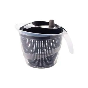Secador de Saladas Plástico Preto 2,8L 13949 - Plasútil
