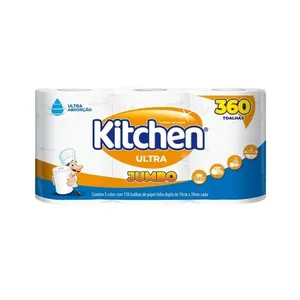 Toalha de Papel Kitchen Jumbo 360 Folhas TOALHA DE PAPEL KITCHEN JUMBO 360FLS