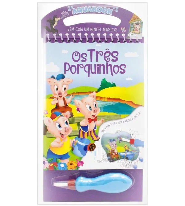 Livro Aquabook Os Três Porquinhos Os Três Porquinhos