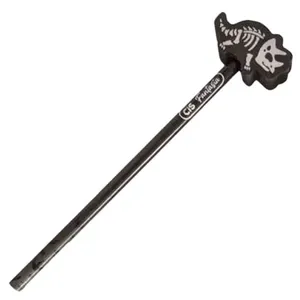 Lápis Com Borracha CIS Fantasia Dinoglow Preto (MP)