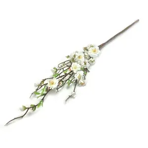 Flor Galho de Pessegueira Branca 91cm W52205WCX216 - Winmax