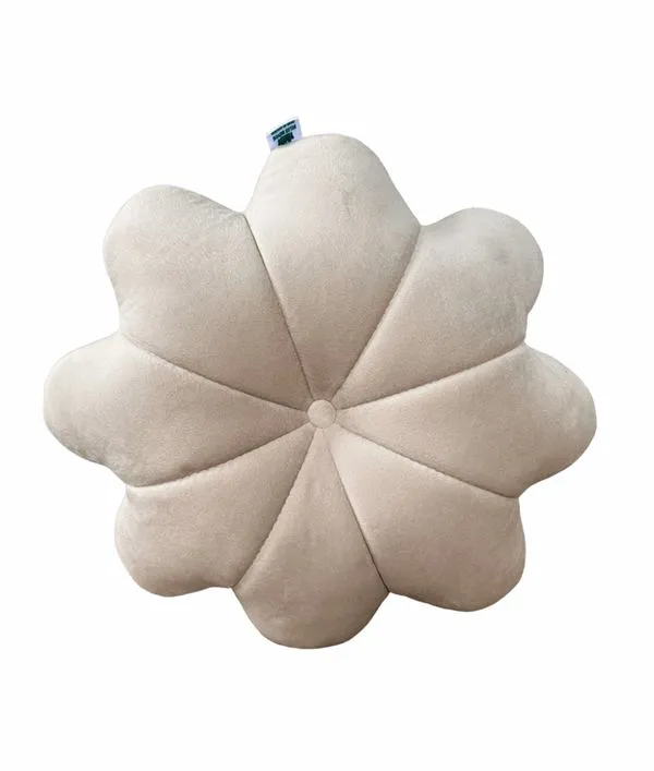 Almofada Belos Móveis Flor Veludo Cru (MP)