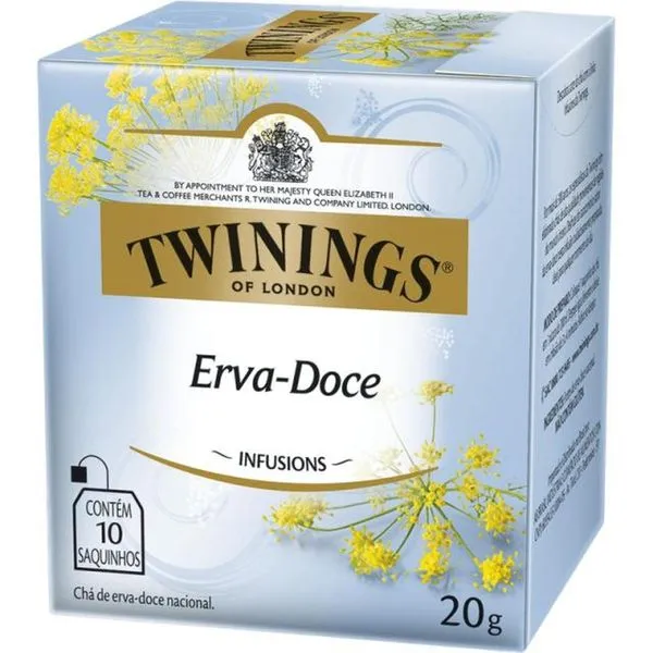 Chá Twinings Erva Doce 10 Sachês CHA TWININGS 10SACHES ERVA DOCE