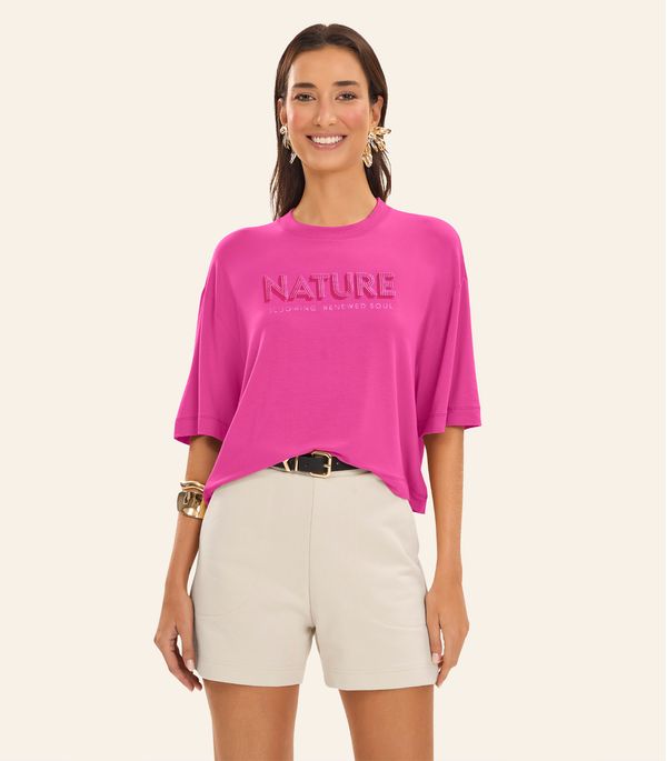 Blusa Feminina Viscotorcion Rovitex Rosa M