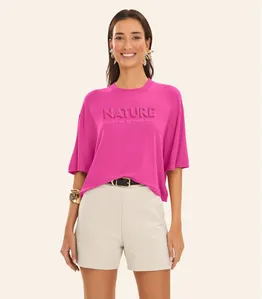 Blusa Feminina Viscotorcion Rovitex Rosa M