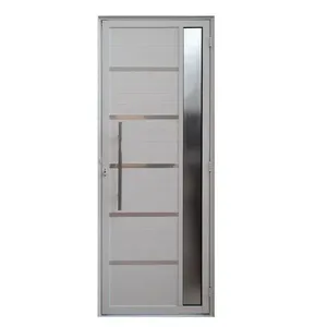 Porta Lambril Solara Com Visor E Puxador 1.00 X 2.10 Branca Lado Direito – Hale