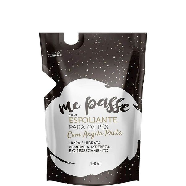 Corpo Dourado Me Passe - Esfoliante Creme Para Os Pés Argila Preta 150g