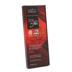Chocolate Cacau em Flor 63% Cacau Com Crocante de Cupuaçu Nugali 100g