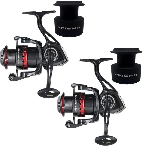 Kit 2 Molinete Marine Sports Prisma Fd 4000 + Carretel Extra
