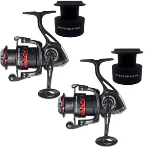 Kit 2 Molinete Marine Sports Prisma Fd 4000 + Carretel Extra