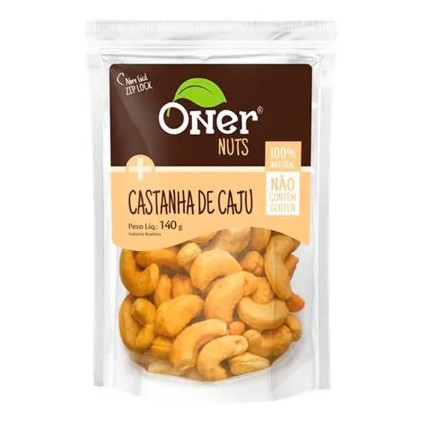 Castanha de Caju sem Sal Oner 140g