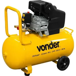 Motocompressor de Ar 2,0cv 50L 8,0 pcm 120lbs MCV50 2 Saídas - VONDER Motocompressor de Ar 2,0cv 50L 7,3pcm 120lbs 220V MCV50 2 Saídas - VONDER