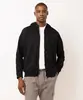 jaqueta masculina de moletom com capuz preta PP