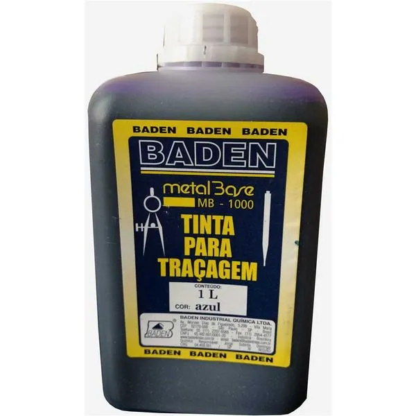 Tinta para traçarem azul MB1000 1 litro - BADEN