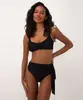 biquíni calcinha tanga com faixa proteção uv clube bossa preto M