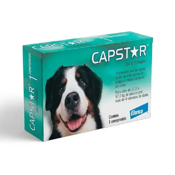 Medicamento Veterinário Capstar 57mg (11,4–57 kg) 1 comprimido