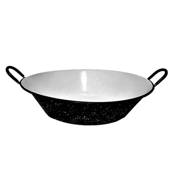 Tacho Aço Carbono Beira Alta Esmaltado Fritura 51cm 15l.