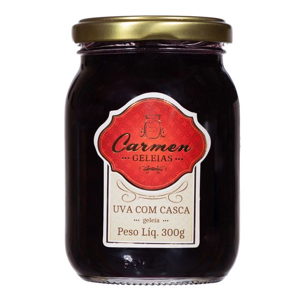 Geleia de Uva Com Casca Doces Carmen 300g