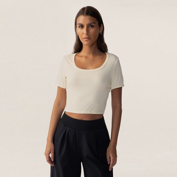 Blusa Fila Cropped Rib Feminina M
