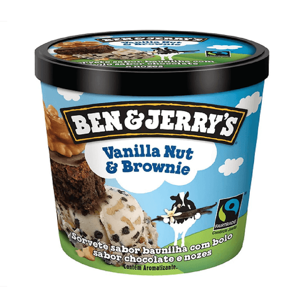 Sorvete Ben&Jerry's Vanilla Nut & Brownie 120ml