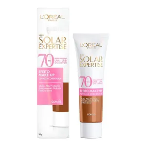 Protetor Solar Efeito Make-Up com Cor 5.0 FPS 70 L'oréal Paris Solar Expertise 30g