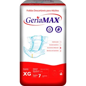 Kit 2 Fraldas Geriamax Xg 7 Un